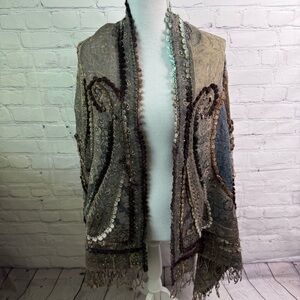 CHELSEY by Joseph Brown Wool Blend Vintage Wrap